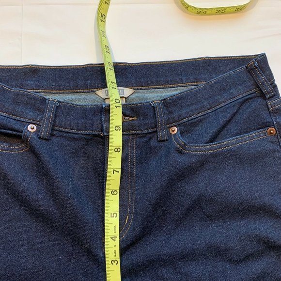 Duluth Trading DuluthFlex Daily Denim Jeans Womens 12x31 Slim Stretch Dark‎ NEW - Picture 11 of 11